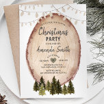 Winter Rustic Woodland - Uitnodiging voor Kerstmis<br><div class="desc">Winter Rustic Woodland - Uitnodiging voor Kerstmis perfect voor de winter</div>