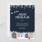 Winter Rustieke Kerst Kaart (Voorkant)