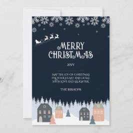 Winter Rustieke Kerst Kaart