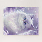 Winter’s Magical Feline Fantasy Legpuzzel (Horizontaal)