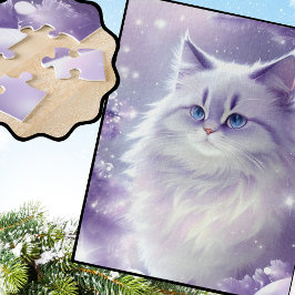 Winter’s Magical Feline Fantasy Legpuzzel
