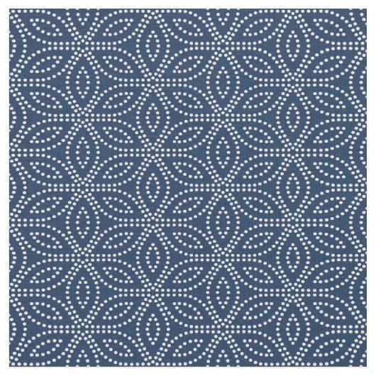 Winter Sacred Geometry Pattern Stof (Close Up)