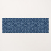 Winter Sacred Geometry Pattern Yogamat (Achterkant (horizontaal))