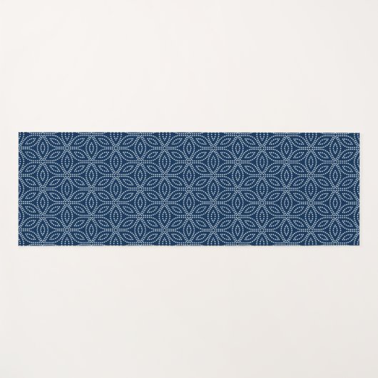 Winter Sacred Geometry Pattern Yogamat (Voorkant (horizontaal))