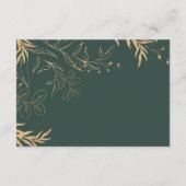 Winter Sage Arcmals Baby shower RSVP Card Informatiekaartje (Achterkant)