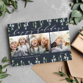 Winter Sage | Holiday Foto Collage Kaart