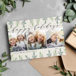 Winter Sage | Holiday Foto Collage Kaart