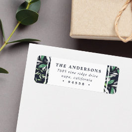 Winter Sage | Terugkeeradres feestdag Etiket