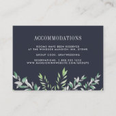 Winter Sage | Wedding Hotel Accommodatie Kaart (Voorkant)