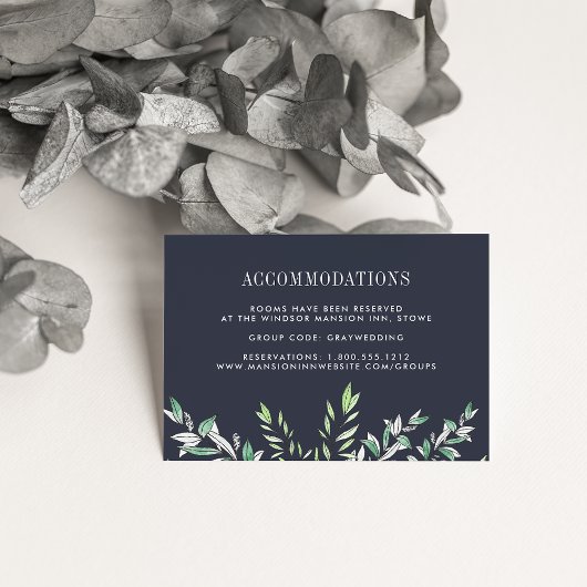 Winter Sage | Wedding Hotel Accommodatie Kaart