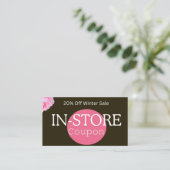 Winter Sale In-Store Coupon (Staand voorkant)