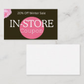 Winter Sale In-Store Coupon (Voorkant / Achterkant)