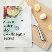 Winter Sangria Recept Koken Essentieel Theedoek (Quarter Fold)