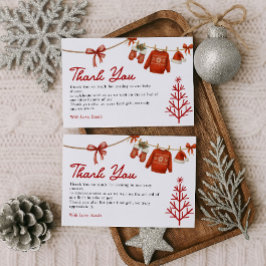 Winter Santa  Bedankkaart