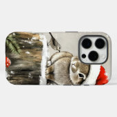 Winter Santa Bunny Wonderland Case-Mate iPhone Case (Achterkant (horizontaal))