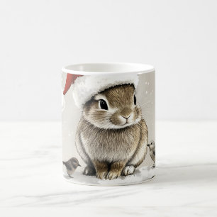 Winter Santa Bunny Wonderland Koffiemok