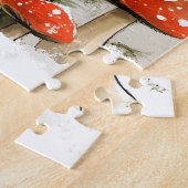 Winter Santa Bunny Wonderland Legpuzzel (Zijkant)