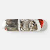 Winter Santa Bunny Wonderland Persoonlijk Skateboard (Horizontaal)