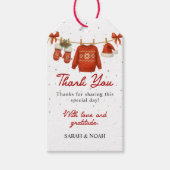 Winter Santa Cadeaulabel (Voorkant)