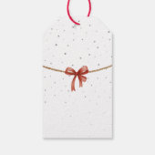 Winter Santa Cadeaulabel (Achterkant)