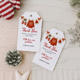 Winter Santa  Cadeaulabel