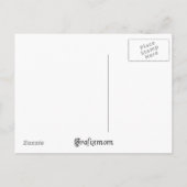  Winter Santa Christmas Briefkaart (Achterkant)