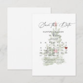 Winter Save the Date  (Voorkant / Achterkant)