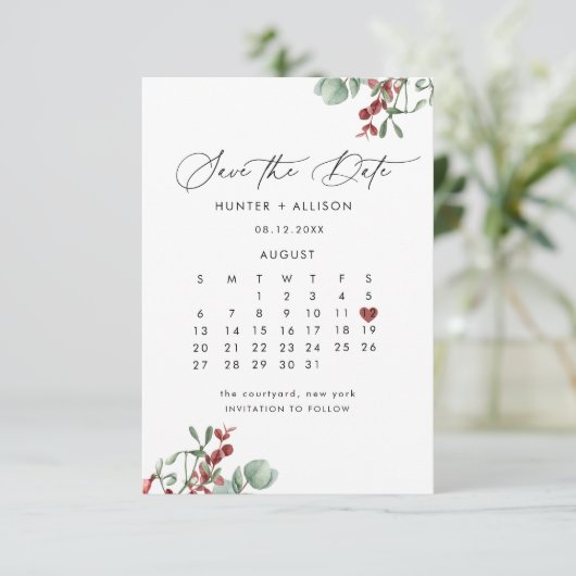 Winter Save the Date (Staand voorkant)