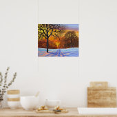 Winter Scape/Poster Poster (Keuken)