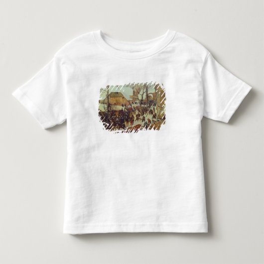 Winter Scene, 16e eeuw Kinder Shirts (Voorkant)