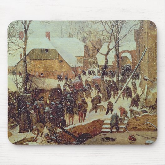 Winter Scene, 16e eeuw Muismat (Voorkant)