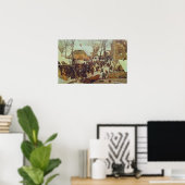 Winter Scene, 16e eeuw Poster (Thuiskantoor)