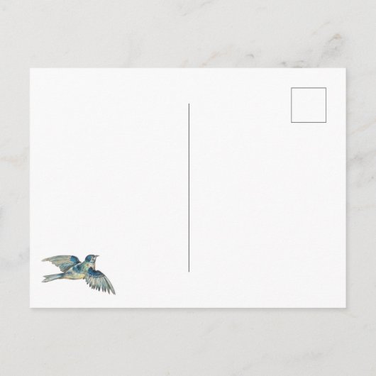 Winter Scene (1920) - Vogels voor vrouwen en kinde Briefkaart (Achterkant)