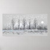 Winter Scene 1 Poster (Voorkant)