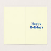 Winter Scene 25 Pack Holiday Cards Kaart (Binnenkant ongevouwen)