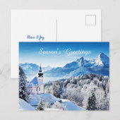Winter Scène aangepast Briefkaart (Voorkant / Achterkant)