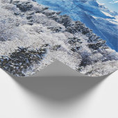 Winter Scène aangepast Cadeaupapier (Hoek)