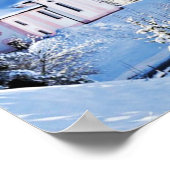 Winter Scène aangepast Poster (Hoek)