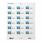 Winter Scene - Address Label (Full Sheet)