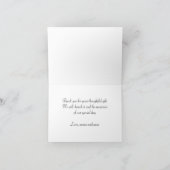 Winter Scene All Occasion Dankuwel Bedankkaart (Binnen)