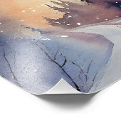 Winter Scene Art foto's afdrukken Foto Afdruk (Hoek)