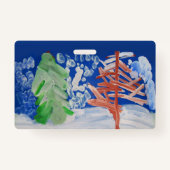 Winter Scene Badge (Achterkant)