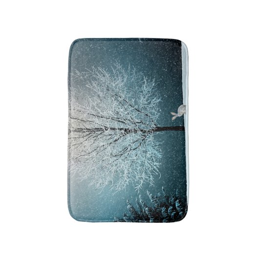 Winter Scene Badmat (Voorkant Verticaal)