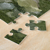 Winter Scène Bergen Herten Legpuzzel (Zijkant)