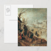 Winter Scene Briefkaart (Voorkant / Achterkant)