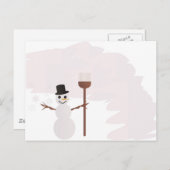 Winter Scene Briefkaart (Voorkant / Achterkant)