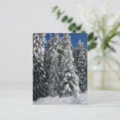 Winter Scene Briefkaart (Staand voorkant)