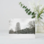 Winter Scene Briefkaart (Staand voorkant)