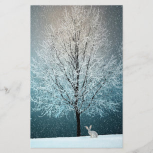 Winter Scene Briefpapier