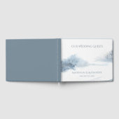 Winter Scene bruiloft Gastenboek (Volledig)